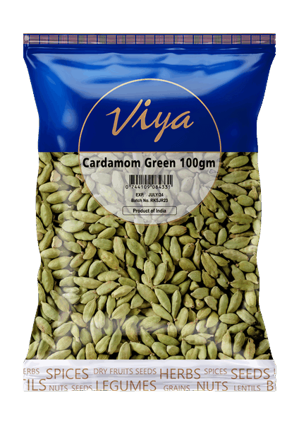 Viya Cardamom  Green Whole 100g